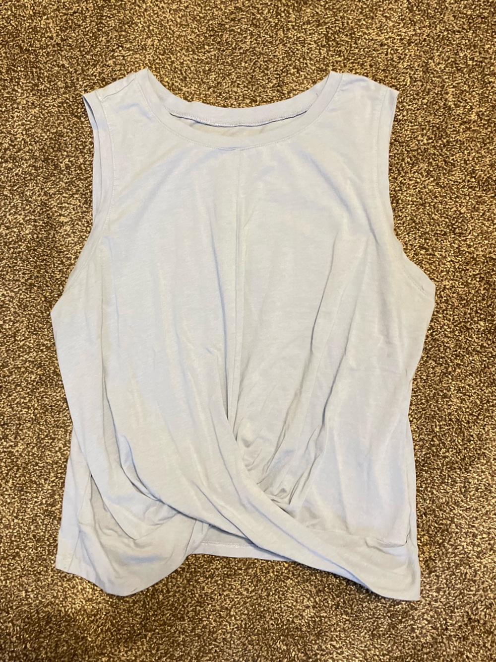 SO Light Blue Crewneck Sleeveless Tank
